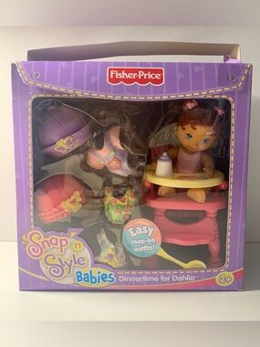 Snap n’ Style Babies Doll fisher-price